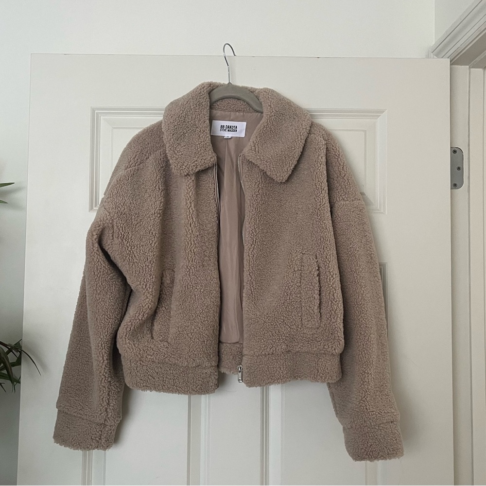 BB Dakota by Steve Madden - Womens Faux Fur Cold Weather Jacket